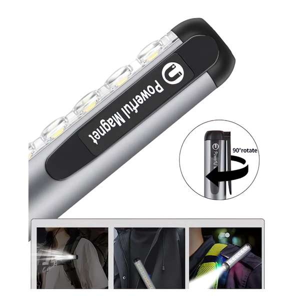 SGE TEKNOLOJİ COB LED MIKNATISLI LED EL FENERİ IŞIK - 4