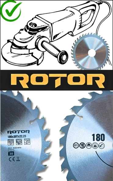 180X22.23 30T ahşap kesme diski - Resim 3
