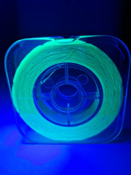 Eagenset Hazır Çapari Kombini Boru Sim Ultraviyole Uv Neon Sedef Fıstık Yeşili Makara - Resim 9