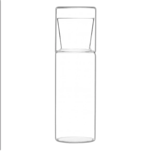 buenos borosilikat cam sürahi - bardakli başucu sürahisi 900 ml.