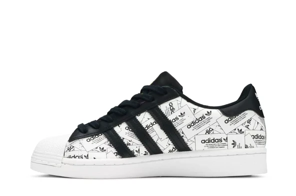 Adidas Superstar 'Label Collage' Unisex Günlük Spor Ayakkabı FV2819 - 3