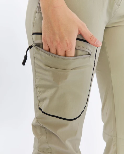 Mapamyumco Quick Dry Kadın Trekking Pantolon-BEJ - 9