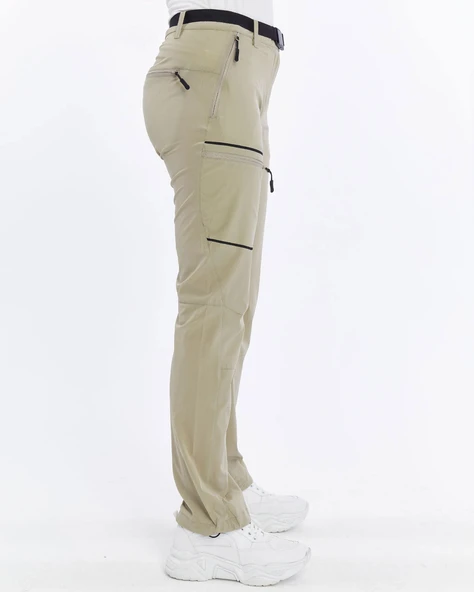 Mapamyumco Quick Dry Kadın Trekking Pantolon-BEJ - Resim 6