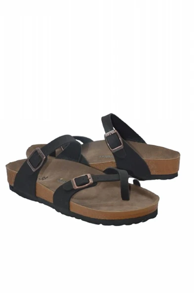 Siyah Kadın Parmak Arası Terlik-MTM-0051 - 4