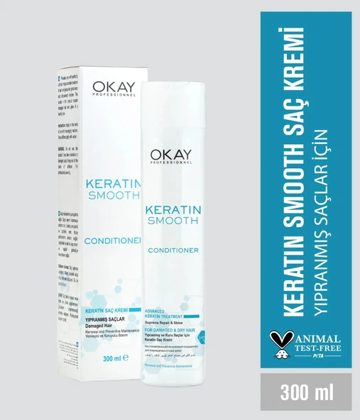 OKAY PROF. KERATIN SMOOTH SAÇ KREMİ 300 ML