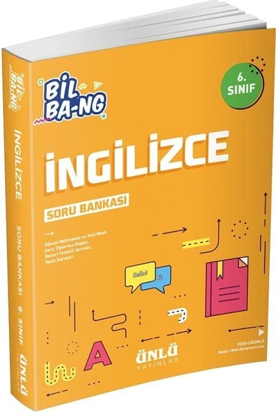 6. Sınıf İngilizce Bil Bang Soru Bankası Ünlü Yayıncılık ürün görseli 1