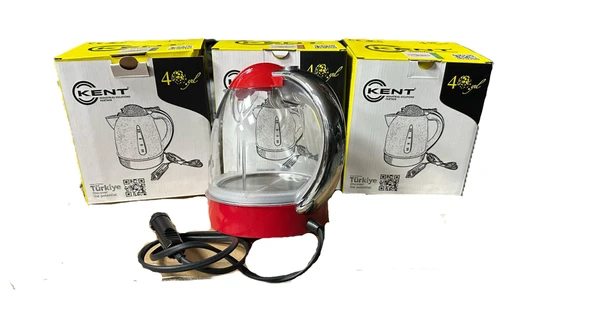 ARAÇ İÇİ SU ISITICISI 24 Volt Kettle Büyük Boy Ketil Termostatlı Işıklı Yeni Model