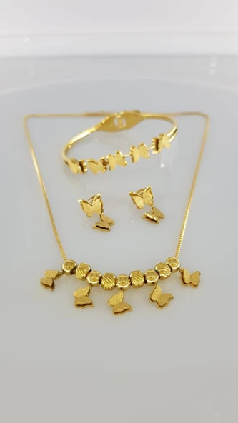 Kelebek Çelik Takı Seti 344 ürün görseli