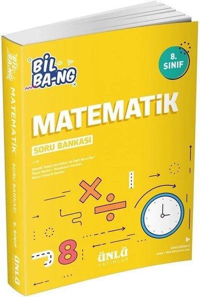 8. Sınıf Matematik Bil Bang Soru Bankası Ünlü Yayıncılık ürün görseli