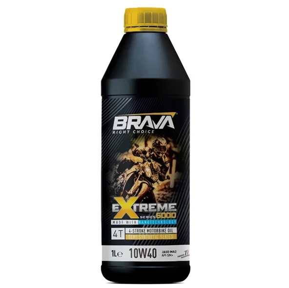 Brava Extreme 6000 10w40 Motorsiklet Yağı 1 Litre