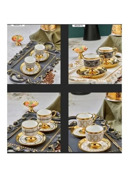 Cooker CKR3507 Porselen Kahve Fincan Takımı 2 Li