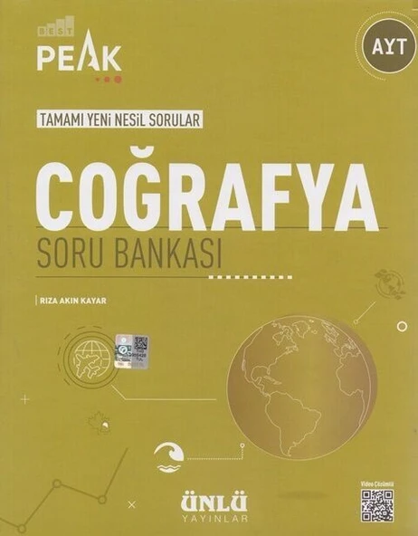AYT Coğrafya Best Peak Soru Bankası Ünlü Yayıncılık
