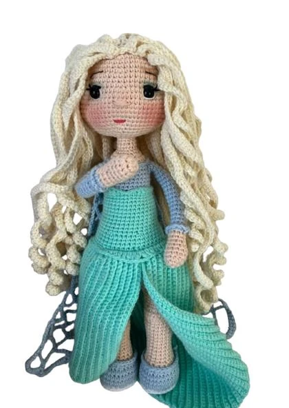Elsa Barby Bebek Amigurumi Organik Oyuncak - 1