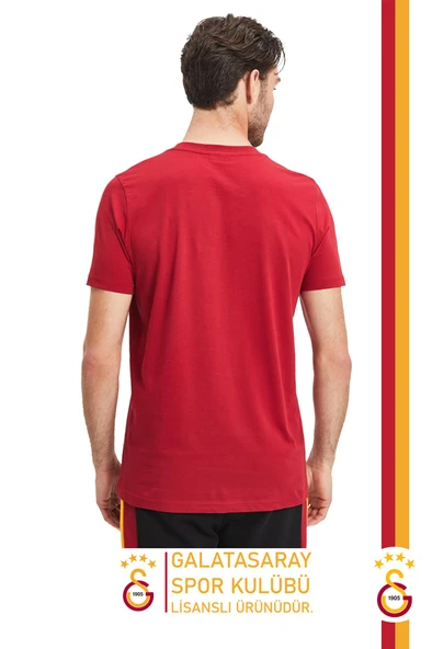 Galatasaray Orijinal Lisanslı Kırmızı Erkek T-Shirt - 2