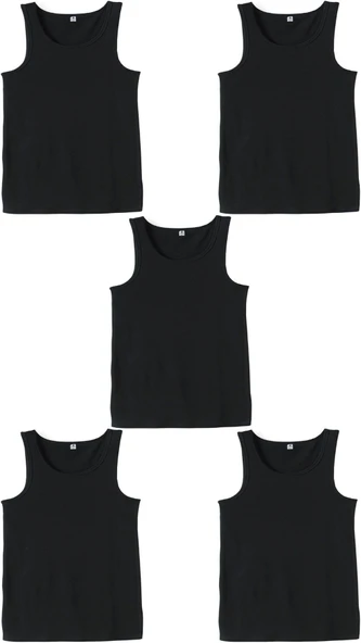 5 Adet Erkek Büyük Beden Battal Boy 105 Kilo - 205 Kilo Arası İçin Uygun Redzone Klasik Pamuk Atlet - 3