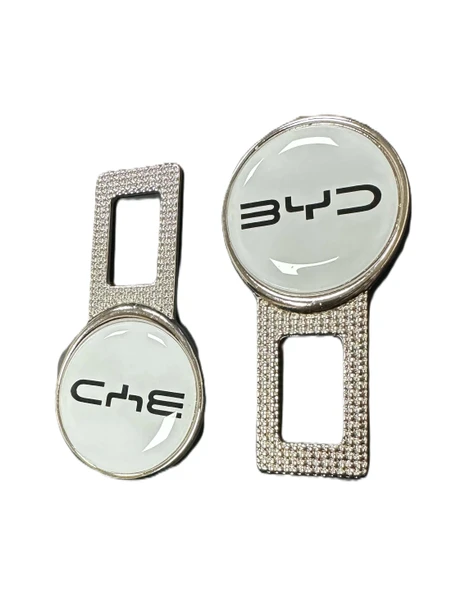 BYD Uyumlu İkaz Ses Metal Toka 2 Adet SİYAH - Resim 2