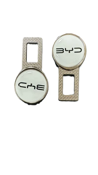 BYD Uyumlu İkaz Ses Metal Toka 2 Adet SİYAH - Resim 3