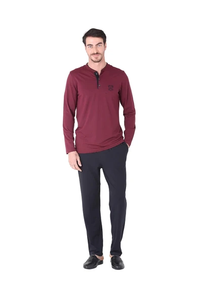 D's Damat 221001 Uzun Kol Pijama Takımı