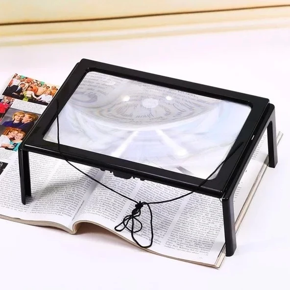 Led Işıklı Kitap  Okuma Büyüteç - 2