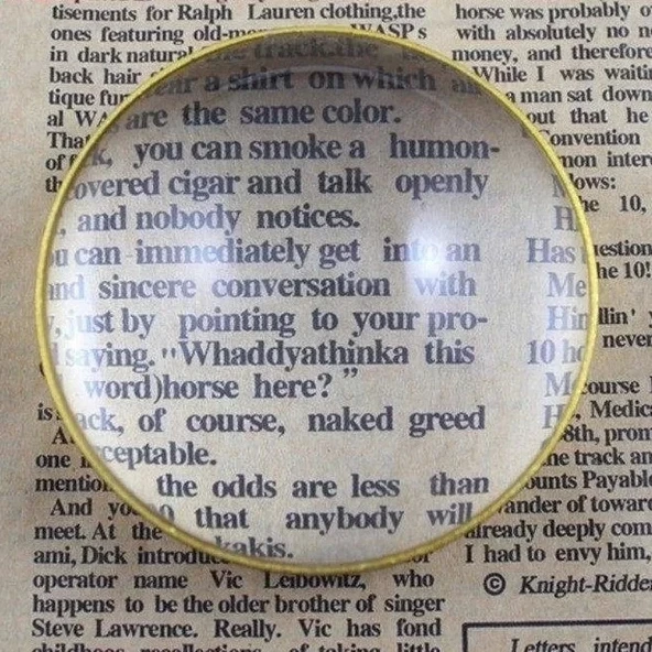 Harita Ve Yazı Çalışmalar Için En Uygun Büyüteç 75mm10x8015 - 4