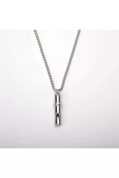 Deprem Düdüğü Çelik Kolye - 4