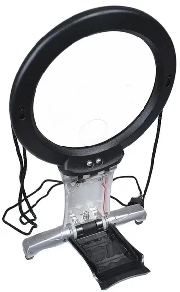 2x 6x Led Eller Serbest,boyun Asılı,dıkış,okuma İçin En Uygun Büyüteç 11b1 - 7