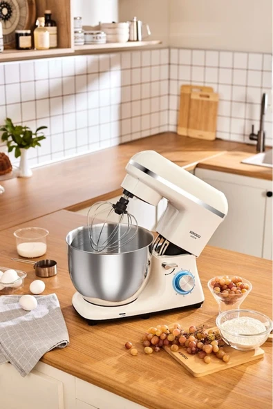 Karaca Chefcrafter Stand Mikser Mutfak Şefi 1900 W Porcelain White ürün görseli
