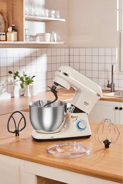 Karaca Chefcrafter Stand Mikser Mutfak Şefi 1900 W Porcelain White - Resim 2