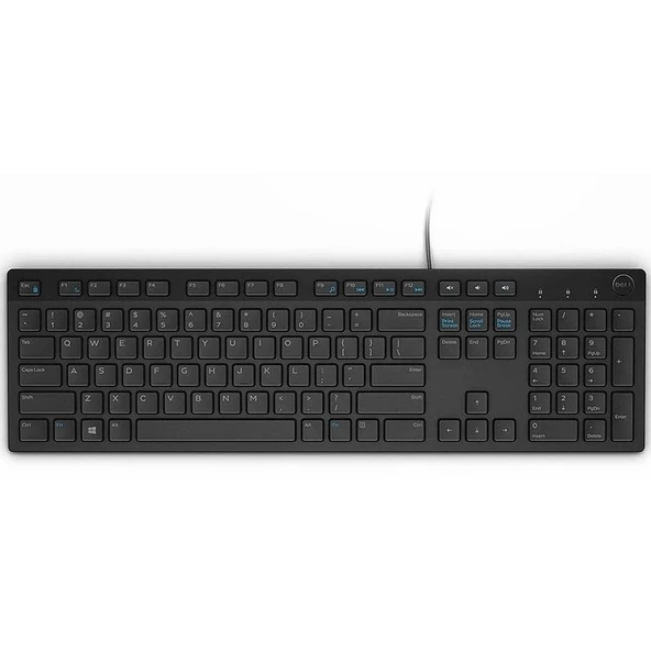 DELL KB216 (580-ADHQ) MULTİMEDYA Q KLAVYE SİYAH (İngilizce)