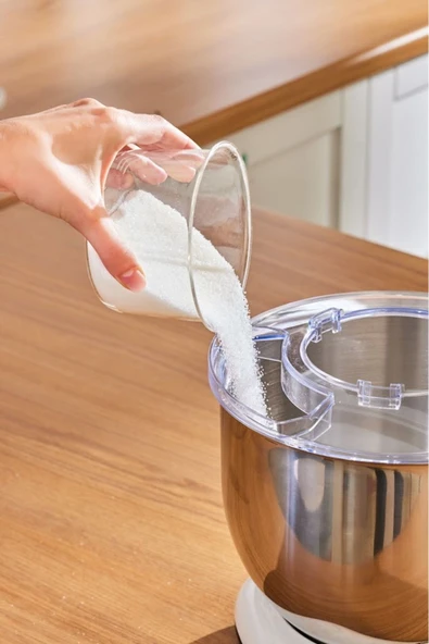 Karaca Chefcrafter Stand Mikser Mutfak Şefi 1900 W Porcelain White - Resim 6