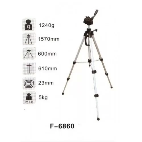 1570 Mm Tripod 3yönlü Profesyonel Süper Kalite - 6