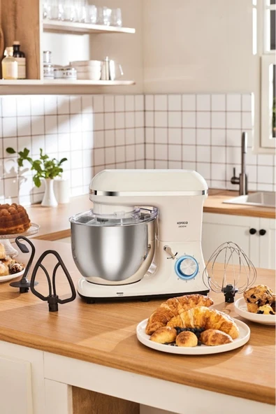 Karaca Chefcrafter Stand Mikser Mutfak Şefi 1900 W Porcelain White - Resim 3