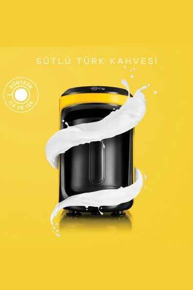 Karaca Hatır Hüps Sütlü Türk Kahve Makinesi Yellow
