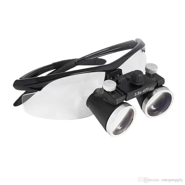 3.5x420mm  Diş Cerrahi Gözlük Lens Büyüteç,taşıma Çantalı - 3