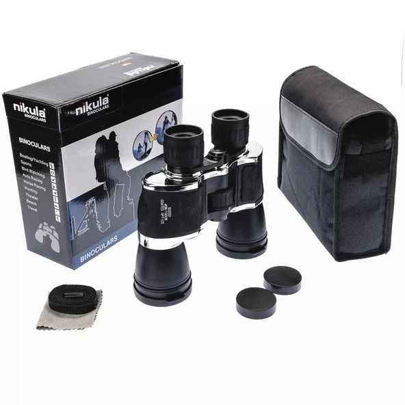 50x50  Metal Gövdeli,  Kauçuk Kaplamalı Avcılık Gözetleme Dürbün ürün görseli 1