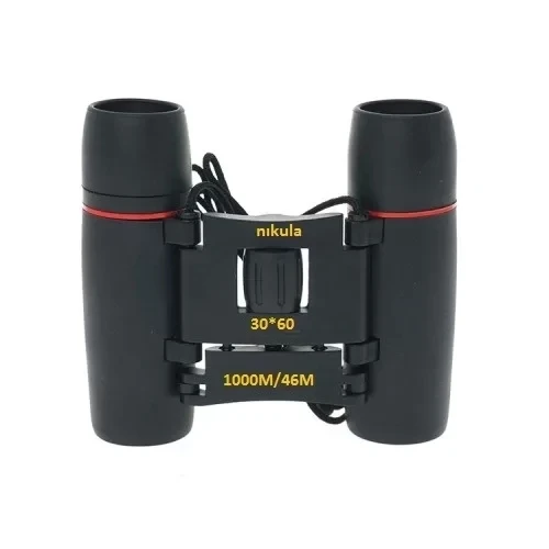 30x60  Cepte Taşımalı Kauçuk Kaplamalı Mini Dürbünsiyah ürün görseli 1