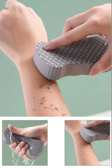 Banyo Fırçası Yüksek Yoğunluklu İyi Sürtünme Etkisi Banyo İçin Hafif Ölü Cilt Sökücü Sünger