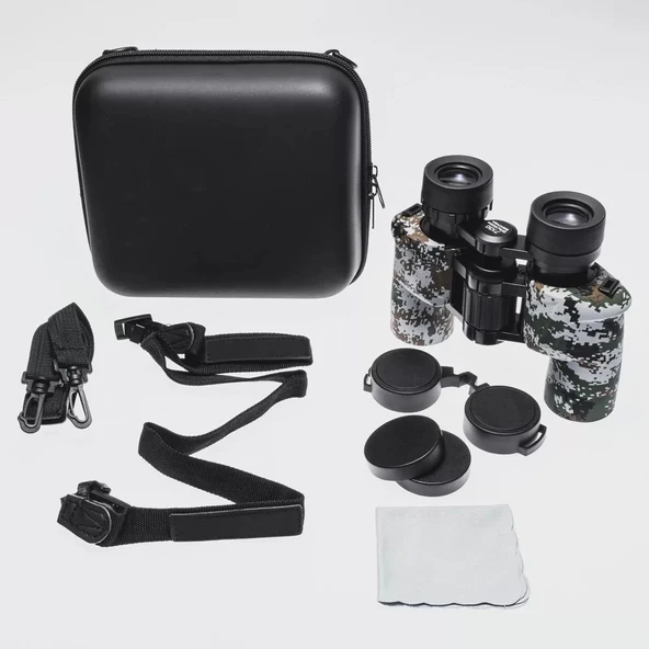 7x30 Profesyonel Su Geçirmez El Dürbünü 1000m/137m – Kamuflaj ürün görseli 1