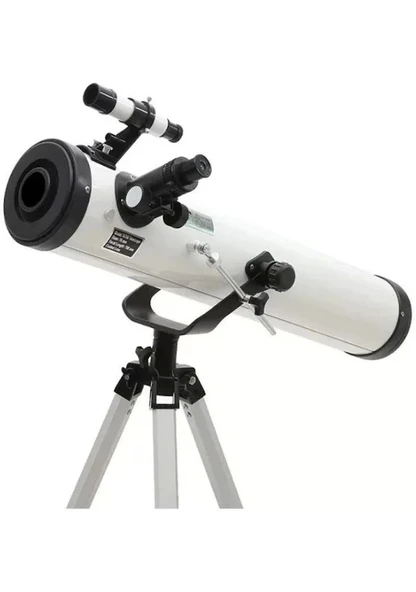 76x700 Profesyonel Aynalı  Uzay Teleskopubeyaz - 6