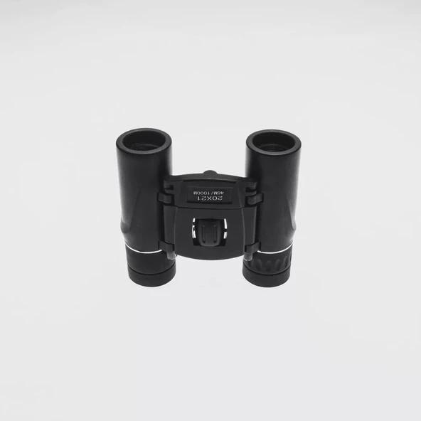 20x21 Nıkula  Cepte Taşımalı Kauçuk Kaplamalı Mini Dürbün  1000m/46m - Resim 2