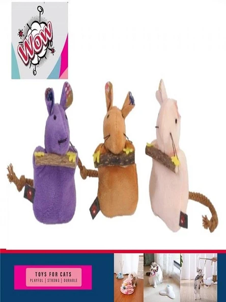 Wow Kedi Oyuncak Matatabi Fare - 4