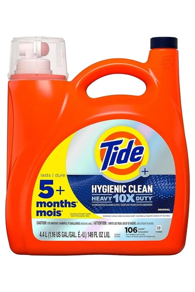 Tide Hygienic Clean Sıvı Çamaşır Deterjanı 106 Yıkama 4.4LT