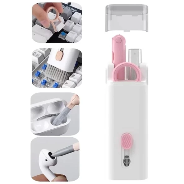 Çok Fonksıyonlu 7 In 1 Aırpods Klavye Ekran Kulaklık Temızleme Kıtı - 3