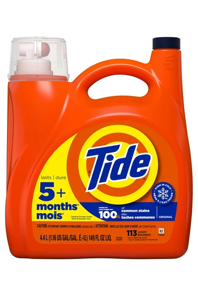 Tide Original Sıvı Çamaşır Deterjanı 113 Yıkama 4.4LT