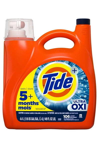 Tide Ultra Oxi Sıvı Çamaşır Deterjanı 106 Yıkama 4.4LT