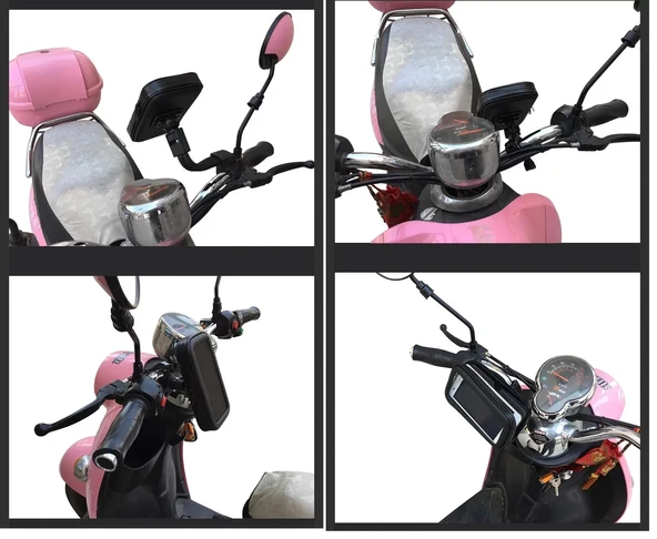 Bisiklet Ve Motosiklet Su Geçirmez Telefon Tutucu 6.2" - 2