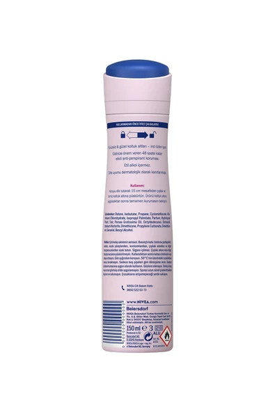 Nivea Pearl & Beauty Deodorant 150 ml - Resim 4