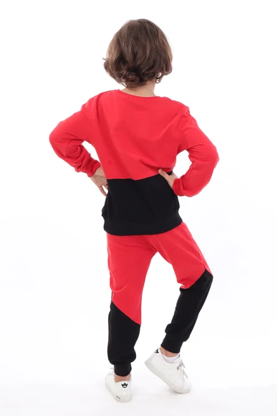 Toontoy Erkek Çocuk 69 Baskılı İçi Pamuklu Eşofman Takım - 11