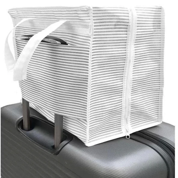 Ayakkabı Saklama Ve Taşıma Çantası (çizgili Model) Shoe Tote - 3