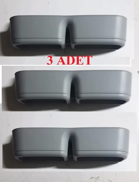 3 Adet Banyo Terlik Tutucu - Kapı Arkası Pratik Raf - Terlik Tutucu - 5